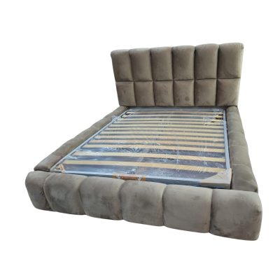 Pat tapițat SEPHORA cu somiera rabatabilă și spațiu de depozitare