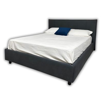 Combo pat tapițat CORALLO cu somiera rabatabilă și spațiu de depozitare + saltea